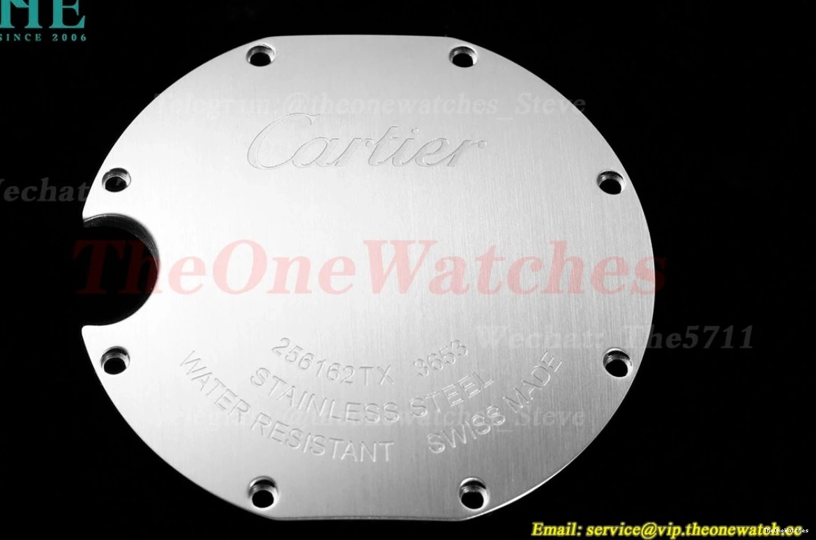 White Dial AF SS Bleu SS Cartier Ballon De Quartz 33mm 0327